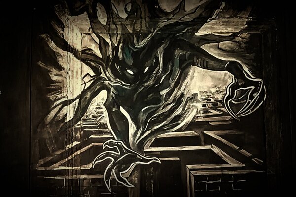 Лабиринт в темноте