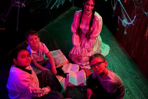 Фотография перформанса Аннабель в доме чудес от компании Play Room (Фото 4)